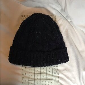 Spencer's Navy with Light Blue Specks Knit Beanie